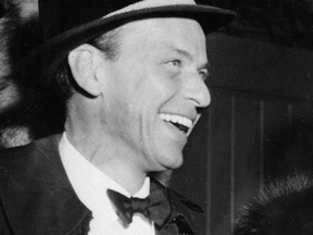 Legendary singer Frank Sinatra.