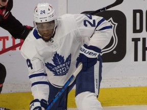 Maple Leafs forward Wayne Simmonds.