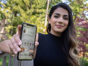 Nawal Mustafa, a PhD student in clinical psychology at the University of Windsor, has more than 500,000 followers on her Instagram self-help account, @thebraincoach. Photographed June 6, 2021.