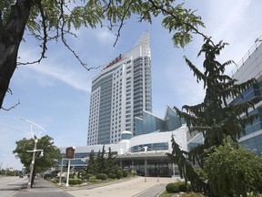 The exterior of Caesars Windsor Casino is shown on Wednesday, June 23, 2021. Planning is underway for the reopening of the casino.