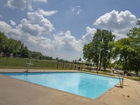 Weather so hot, pools so empty. The public pool at Mic Mac Park sits empty on a blazing hot day, on Friday, June 11, 2021. City pools are being prepared to open July 5.