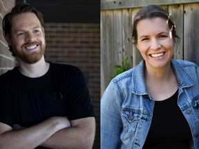 Siblings Jeff McKay, left, and Laura McKay, co-founders of PolicyMe - a digital life insurance start-up, are pictured on Friday, June 11, 2021.