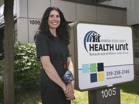Nicole Dupuis, shown on Tuesday, June 1, 2021, has been named the new CEO of the Windsor-Essex County Health Unit. Dupuis takes over the position from Theresa Marentette, who is retiring, on July 1.