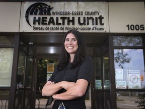 Nicole Dupuis, CEO of the Windsor-Essex County Health Unit, is shown June 1, 2021.