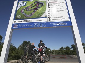 The City of Windsor officially opened the first asphalt bicycle pump track at the Little River Corridor on Tuesday, June 22, 2021.