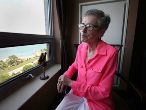 Noella Pike, 78, a resident of Amica Riverside, an assisted living facility on Riverside Drive East in Windsor. Photographed June 4, 2021.