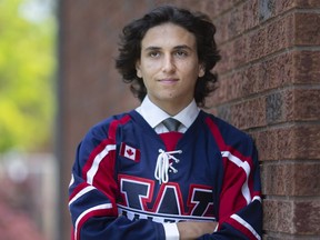 Windsor Zone AAA Junior Spitfires defenceman Andrew Gibson was one of 10 players with local ties selected in the 2021 OHL Draft.