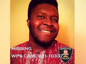 Oyebode Oyenuga, 25, of Windsor, has been identified as the deceased found on Walpole Island in March. His death is being investigated as a homicide.