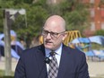 Windsor Mayor Drew Dilkens speaks at a news conference in this file photo from June 1.