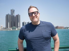 Vincent Georgie, executive director of the Windsor International Film Festival, is seen on Thursday, June 10, 2021 by Windsor's Riverfront Festival Plaza. Georgie has been appointed to Ontario Creates by Lieut.-Gov. Elizabeth Dowdeswell.