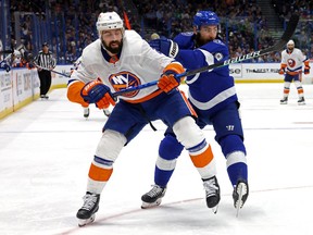 Acquired by the Detroit Red Wings from the New York Islander, defenceman Nick Leddy #2 is ready to help the team's rebuild.