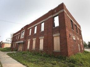 The remains of the building at 1370 Argyle Rd. in Windsor's Walkerville area, photographed July 19, 2021.