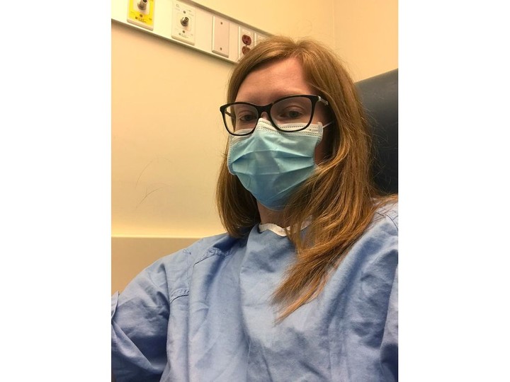 Ashley Watt, a University of Windsor PhD student who contracted COVID-19 in May 2020. She is now considered a long hauler because of her continuing symptoms. Her message to other young people is to get vaccinated.
