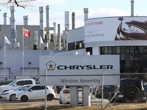 Stellantis's Windsor Assembly Plant is shown March 4, 2021. Currently, Windsor Assembly Plant workers produce Chrysler Pacifica, Pacifica Hybrid, Chrysler Voyager and Chrysler Grand Caravan models.