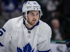 Forward Alexander Kerfoot is one of the Maple Leafs players the Seattle Kraken could select in the NHL expansion draft on Wednesday.