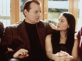 Bill Murray as Bosley and Lucy Liu as Alex in "Charlie's Angels."