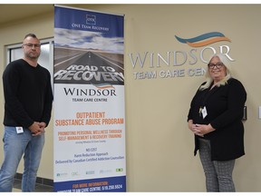 Derek Roberts and Elizabeth (Beth) Lalonde are addiction counsellors who created the ONE Team Recovery program at Windsor Family Health Team.