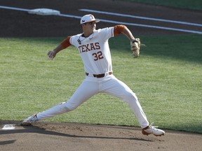 University of Texas right-handed pitcher Ty Madden was considered a top 10 prospect in this year's Major League Baseball Draft, but slid to the Detroit Tigers at pick No. 32.