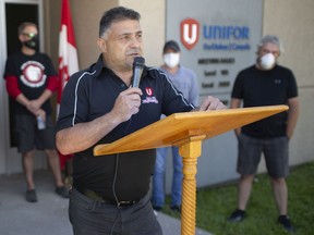 "Very strong agreement." Unifor Local 195 president Emile Nabbout is shown in this June 12, 2020, file photo.