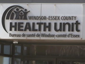 The exterior of the Windsor-Essex County Health Unit is shown in this file photo.