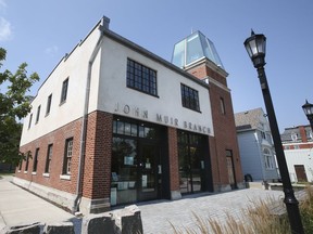 The John Muir Branch of the Windsor Public Library is shown on Wednesday, July 28, 2021. The adaptive reuse of the historic building has been recognized with another award.
