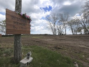The Marentette Beach property where the beachfront home of Dave and Dianne Nadalin stood until a massive explosion on July 12, 2020, is shown on April 30, 2021.