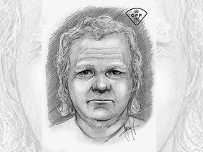 Essex County OPP have released a composite sketch of an assault suspect following an incident on Medora Avenue East in Essex on July 8, 2021.