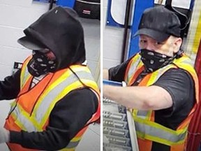 Surveillance camera images of two males involved in a break-in at an industrial business location in the 600 block of Sprucewood Ave. in Windsor on July 23 to 24, 2021.
