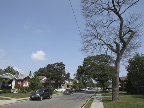 The 2200 block of Windermere Road in Windsor is shown on Thursday, July 29, 2021. A tornado reportedly touched down in the area recently.