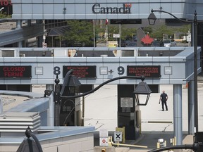 The inspection area at the Windsor-Detroit tunnel in Windsor is shown on Wednesday, July 28, 2021. The tunnel is hiking fares ahead of the reopening of the border.