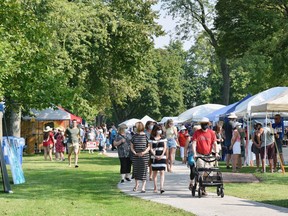 The 54th Annual Art by the River at Fort Malden National Historic Site kicked off on Saturday.