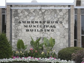 AMHERSTBURG, ONTARIO. AUGUST 16, 2021 -  The Amherstburg Municipal Building is shown on Monday, August 16, 2021.