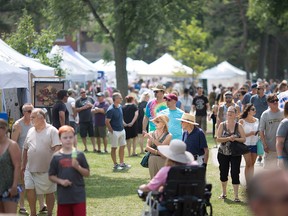 A scene during the August 2018 edition of Art by the River in Amherstburg.