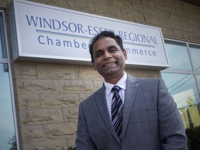 Rakesh Naidu, President and CEO of the Windsor-Essex Regional Chamber of Commerce on Thursday, August 26, 2021.