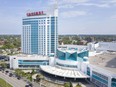 An exterior view of Caesars Windsor casino and hotel in Windsor, Ontario. Photographed Aug. 27, 2021.