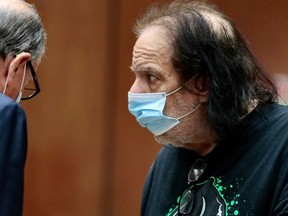 Adult film star Ron Jeremy makes his first appearance in downtown Los Angeles Criminal Court, California, U.S. June 23, 2020.