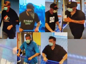 Windsor police are asking for the public's help identifying two male suspects involved in a series of thefts from a business in the 3000 block of Howard Avenue between June 25 and Aug. 7, 2021.