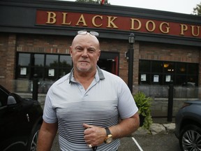 George Voulgaris owner of the Black Dog Pub, is pictured on Sept. 22, 2021.