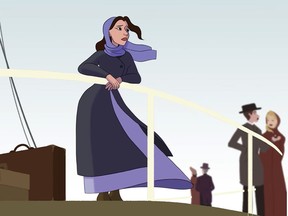 An image from the music video for Windsor recording artist Crissi Cochrane's single Why, animated by Delaney Beaudoin.