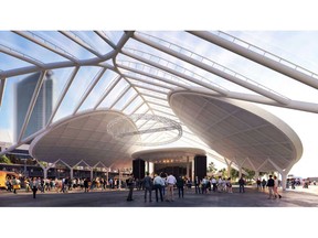 City of Windsor riverfront Festival Plaza canopy design, March 2021.