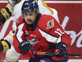Former Windsor Spitfires' first-round  Ryan Abraham has not looked like a rookie early in exhibition. play.
