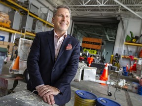 City of Windsor engineer, Mark Winterton, who is retiring after 30 years, is pictured in the garage at the public works building on Wednesday, Sept. 15, 2021.