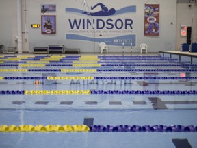 WINDSOR, ONT:. APRIL 18, 2018 -- The Canadian Synchronized Swimming Championships are taking place April 24-28 at the Windsor International Aquatic and Training Centre, pictured here, Thursday, April 18, 2018.