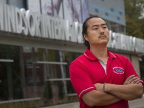 Jimmy Lee is pictured outside the Windsor International Aquatic and Training Centre on Monday, Sept. 13, 2021. The Windsor Essex Swim Team (WEST) has postponed its fall programs on a week-to-week basis starting Monday, citing a directive from the Windsor-Essex County Health Unit that cancelled city lifeguard recertifications.