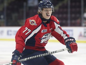 Windsor Spitfires' rookie James Jodoin scored two goals in the club's 4-3 loss to the Sault Ste. Marie Greyhounds on Saturday at the WFCU Centre.