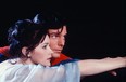 Actor Christopher Reeve, as Superman, and Margot Kidder, as Lois Lane, appear in a scene from the 1978 movie "Superman."