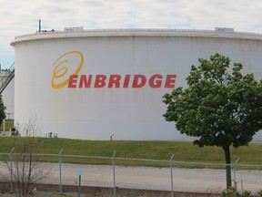 Enbridge facility on Plank Road in Sarnia. Court-ordered mediation continues between Enbridge and Michigan over its governor's efforts to shut down the Line 5 pipeline crossing in the Straits of Mackinac.