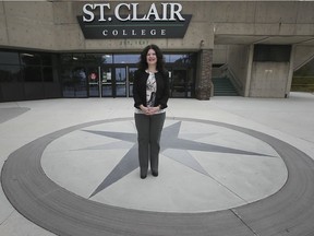 St. Clair College President Patti France is shown at the main campus on Tuesday, October 5, 2021.