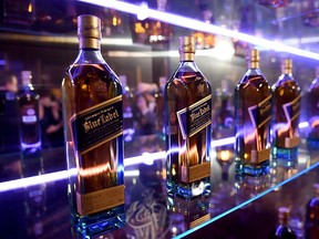 JOHNNIE WALKER BLUE LABEL Presents Symphony In Blue: A Journey To The Centre of The Glass, on September 16, 2014 in London, England.