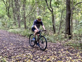 Dr. Craig Schisler became his “own patient” after a course of Spinal Decompression Therapy and started riding his bicycle again. “Feeling alive once more,” he says, “that is real.”  Supplied